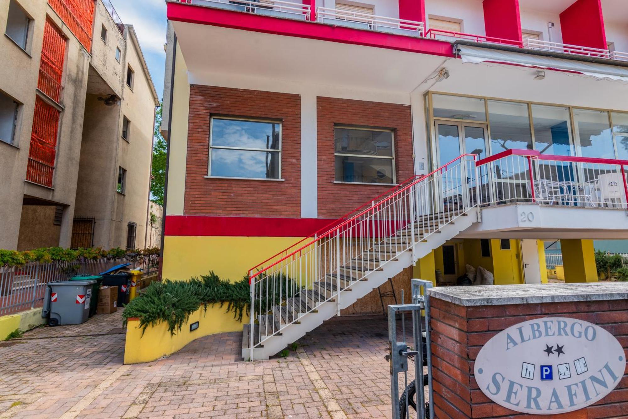 Hotel Serafini Rimini Exterior foto